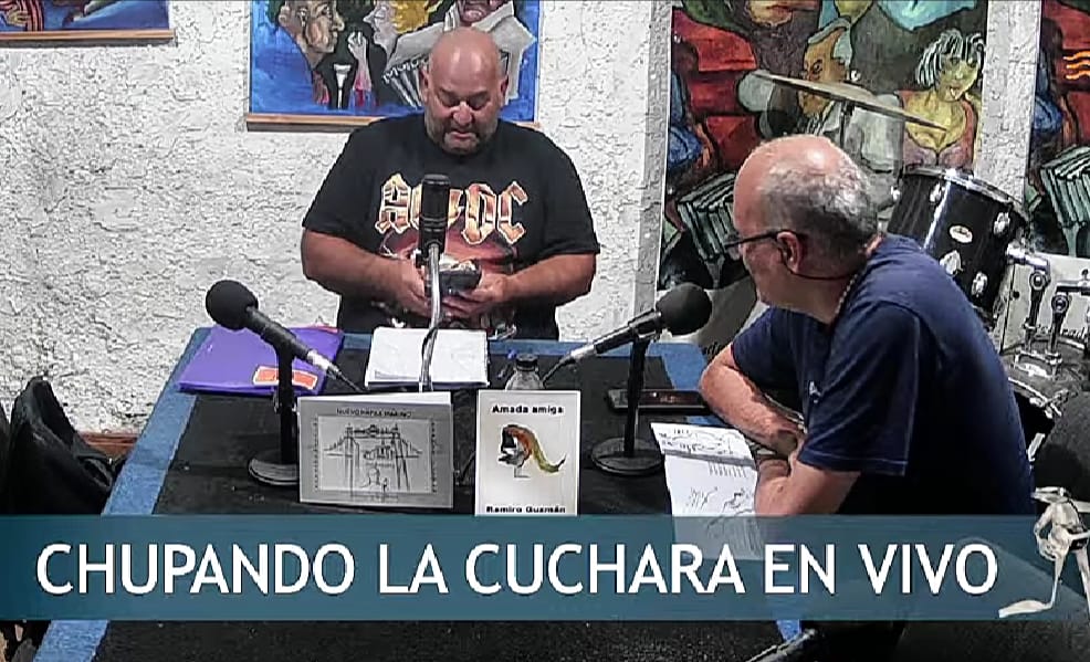 “Chupando la Cuchara” hoy con Ramiro Guzmán, escritor-músico